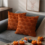 Plush Pumpkin Cushion Covers — Caramel Pumpkin