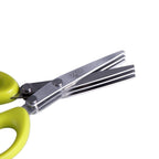 Multi-Blade Herb Scissors — 3-blade version, close-up