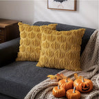 Plush Pumpkin Cushion Covers — Ginger Pumpkin