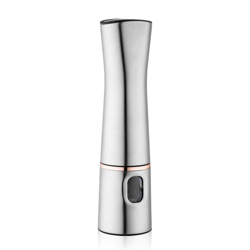 Electric Salt & Pepper Grinder — front view on white